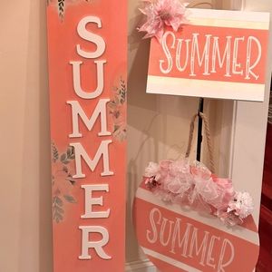 Porch boards & door hanger